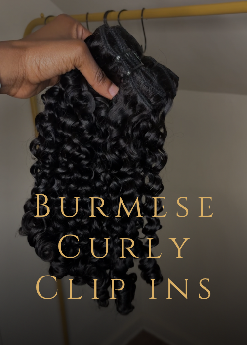 Burmese Curly Clip Ins